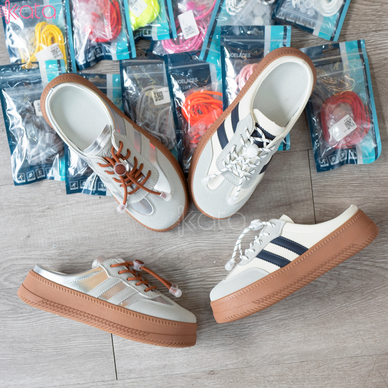 Giày sục hở gót,giày lười mùa hè thoáng khí phong cách Hàn Quốc 12504