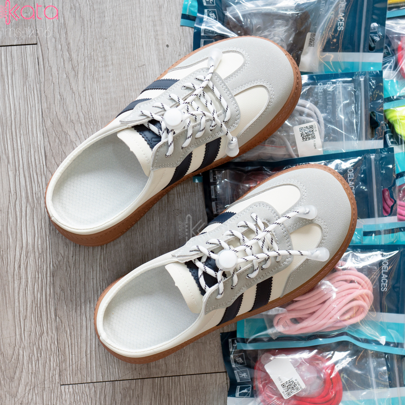 Giày sục hở gót,giày lười mùa hè thoáng khí phong cách Hàn Quốc 12504