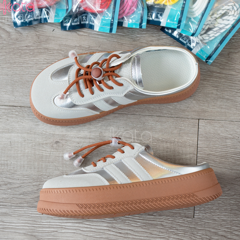 Giày sục hở gót,giày lười mùa hè thoáng khí phong cách Hàn Quốc 12504