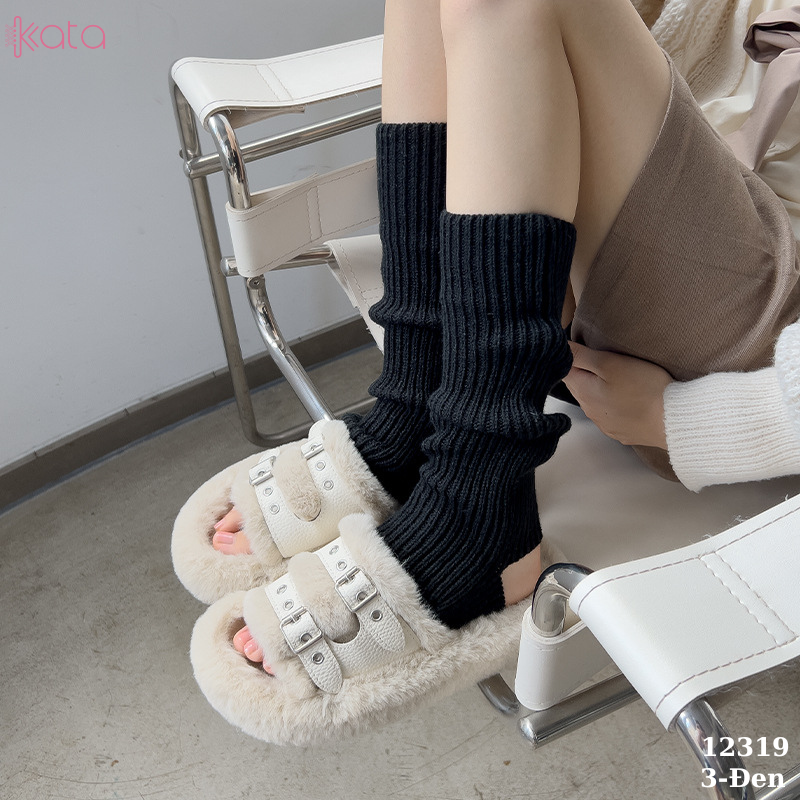 Ống tất giữ ấm thu đông(loại tốt vải Hàn),tất dệt kim phong cách Nhật Bản 12319