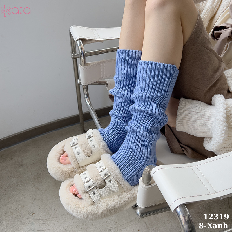 Ống tất giữ ấm thu đông(loại tốt vải Hàn),tất dệt kim phong cách Nhật Bản 12319