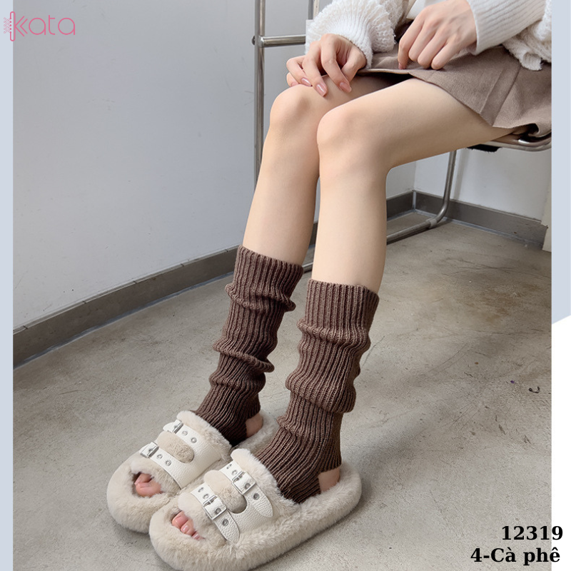 Ống tất giữ ấm thu đông(loại tốt vải Hàn),tất dệt kim phong cách Nhật Bản 12319