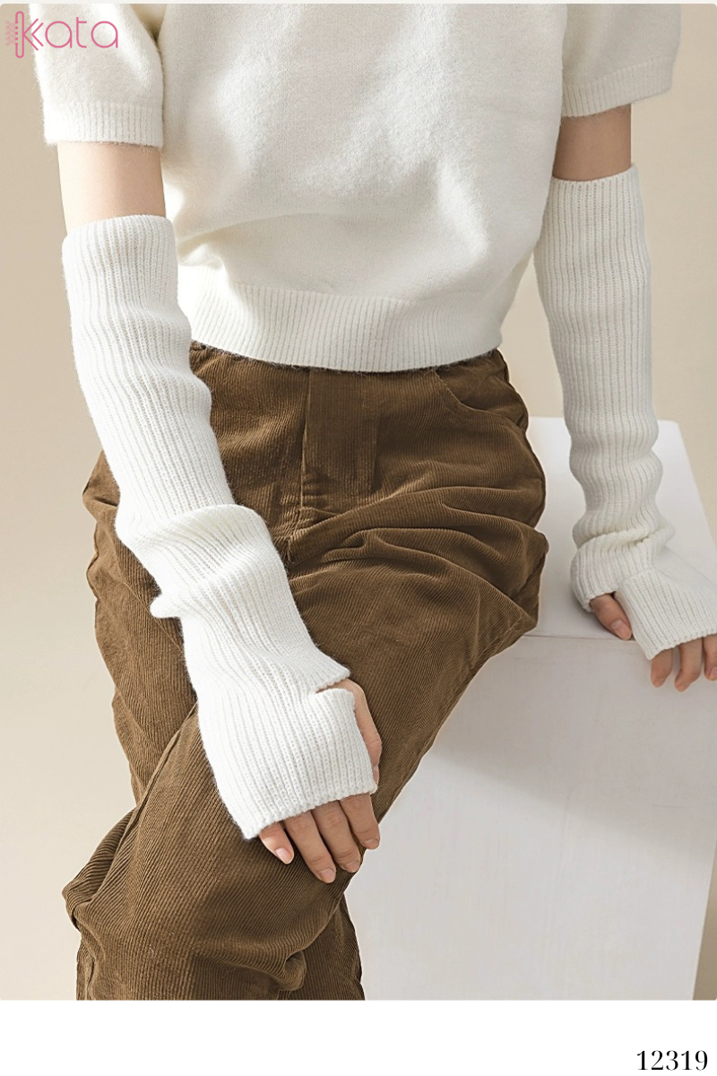 Ống tất giữ ấm thu đông(loại tốt vải Hàn),tất dệt kim phong cách Nhật Bản 12319