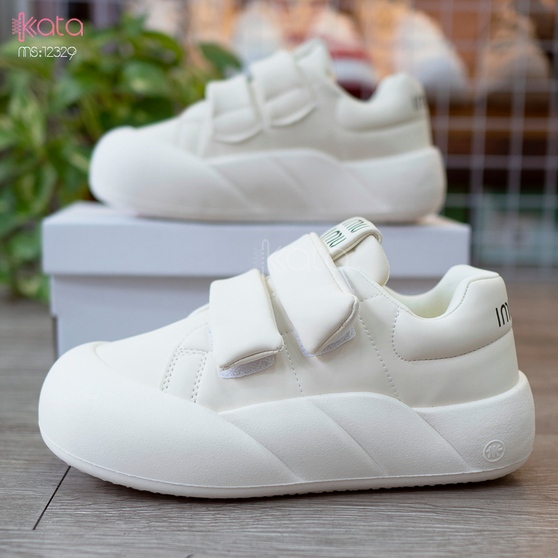 Giày thể thao nữ, giày khóa dán phong cách Hàn Quốc 12331