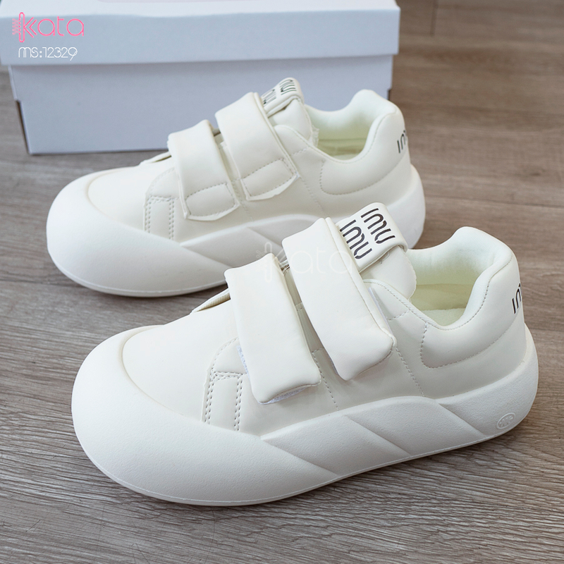 Giày thể thao nữ, giày khóa dán phong cách Hàn Quốc 12331