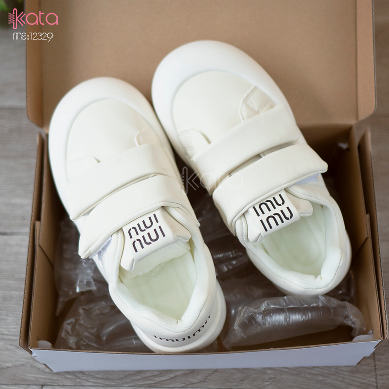 Giày thể thao nữ, giày khóa dán phong cách Hàn Quốc 12331