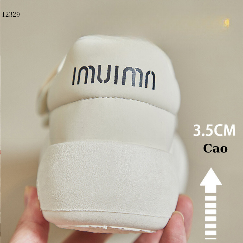 Giày thể thao nữ, giày khóa dán phong cách Hàn Quốc 12331