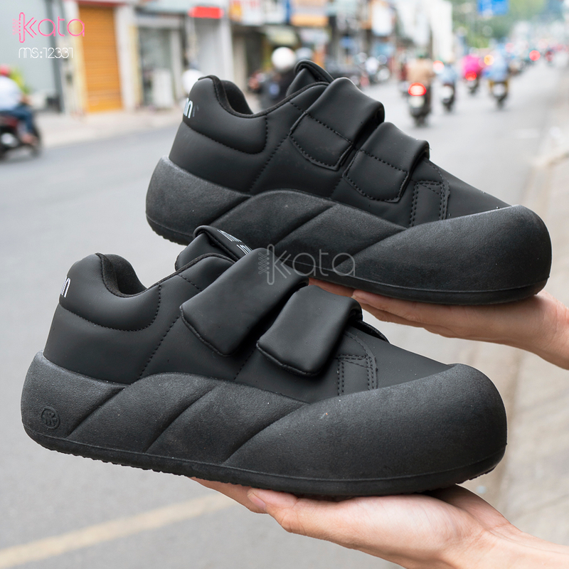 Giày thể thao nữ, giày khóa dán phong cách Hàn Quốc 12331