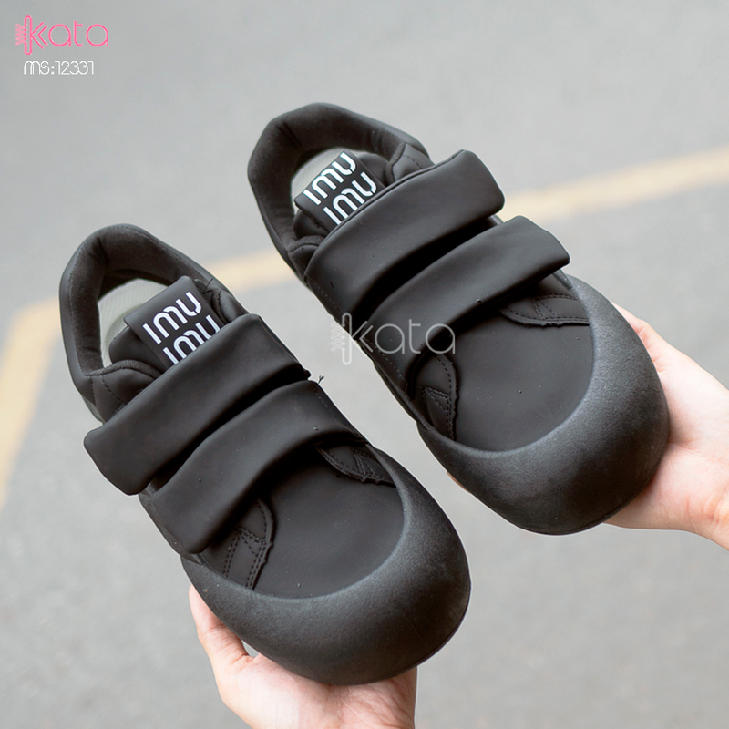 Giày thể thao nữ, giày khóa dán phong cách Hàn Quốc 12331