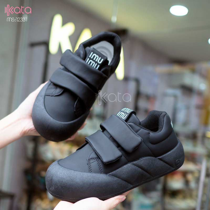 Giày thể thao nữ, giày khóa dán phong cách Hàn Quốc 12331