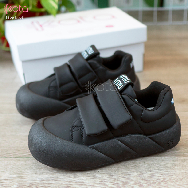 Giày thể thao nữ, giày khóa dán phong cách Hàn Quốc 12331