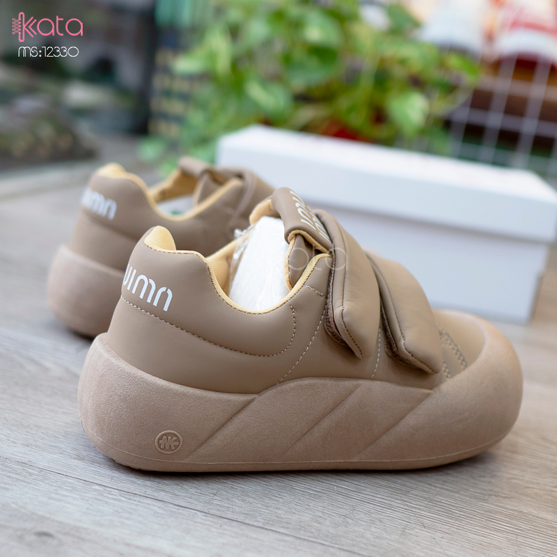 Giày thể thao nữ, giày khóa dán phong cách Hàn Quốc 12331