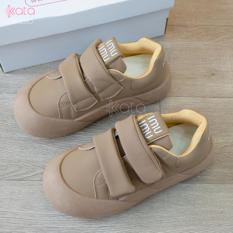 Giày thể thao nữ, giày khóa dán phong cách Hàn Quốc 12331