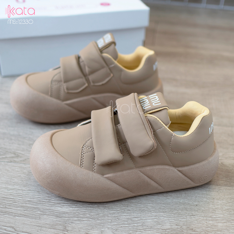 Giày thể thao nữ, giày khóa dán phong cách Hàn Quốc 12331