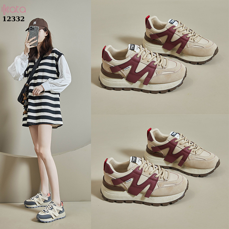 Giày thể thao nữ, giày chạy bộ,dạo phố sinh viên phong cách Hàn Quốc 12332