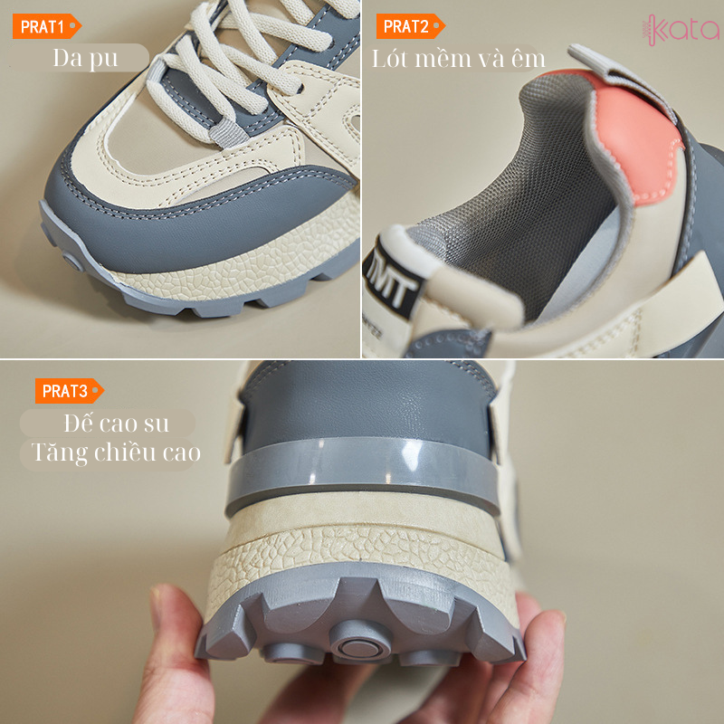Giày thể thao nữ, giày chạy bộ,dạo phố sinh viên phong cách Hàn Quốc 12332