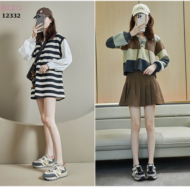 Giày thể thao nữ, giày chạy bộ,dạo phố sinh viên phong cách Hàn Quốc 12332