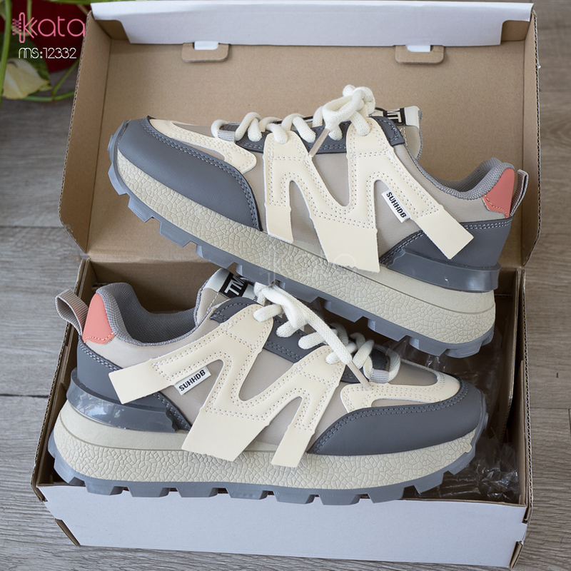 Giày thể thao nữ, giày chạy bộ,dạo phố sinh viên phong cách Hàn Quốc 12332