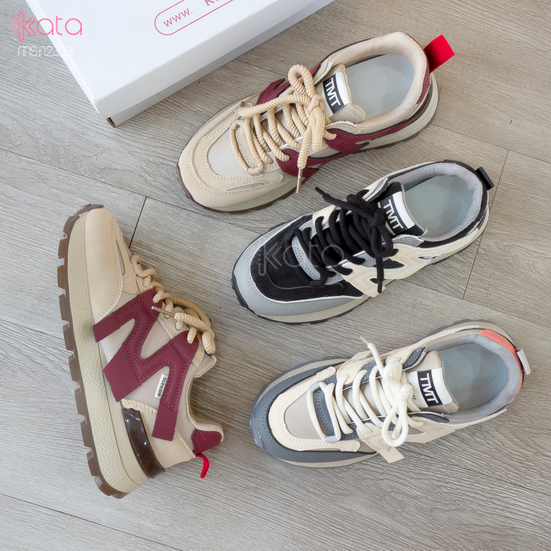 Giày thể thao nữ, giày chạy bộ,dạo phố sinh viên phong cách Hàn Quốc 12332