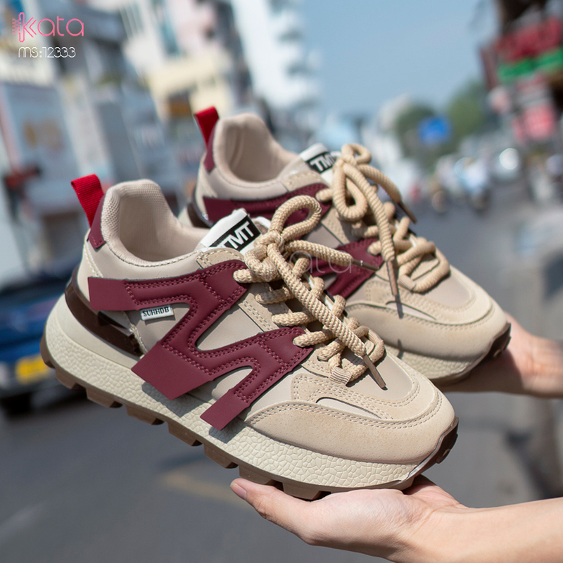 Giày thể thao nữ, giày chạy bộ,dạo phố sinh viên phong cách Hàn Quốc 12332