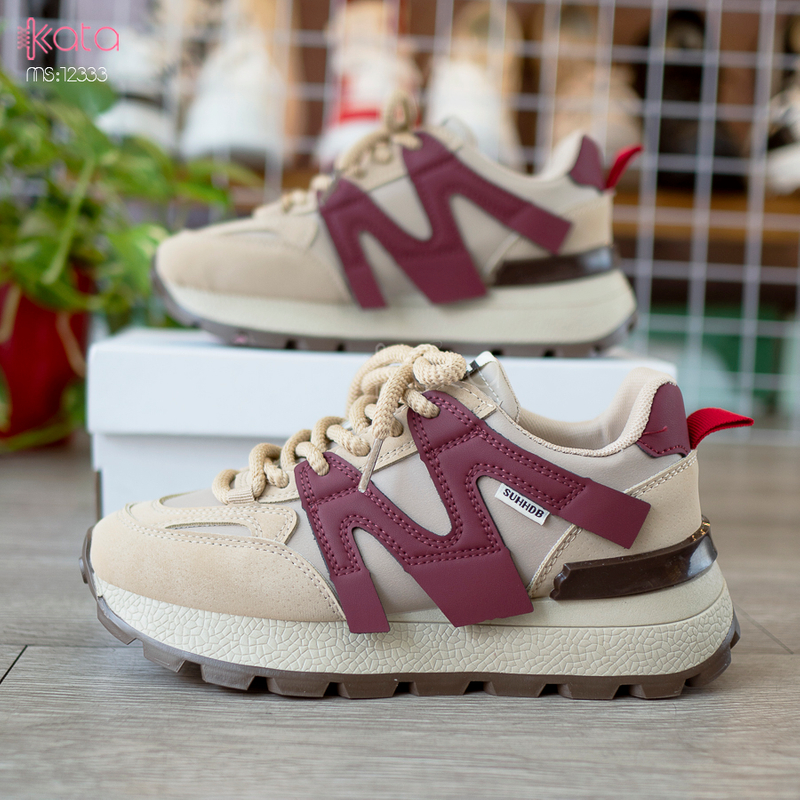 Giày thể thao nữ, giày chạy bộ,dạo phố sinh viên phong cách Hàn Quốc 12332