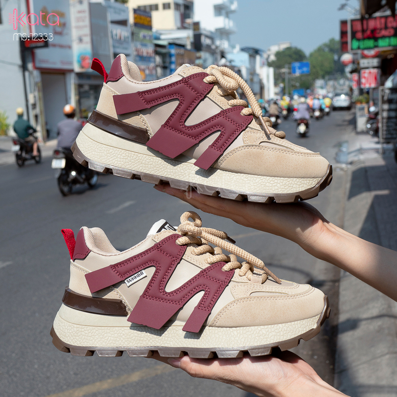 Giày thể thao nữ, giày chạy bộ,dạo phố sinh viên phong cách Hàn Quốc 12332