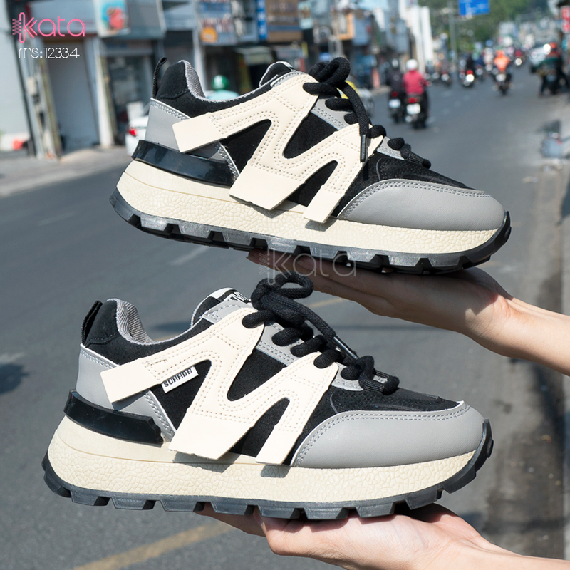 Giày thể thao nữ, giày chạy bộ,dạo phố sinh viên phong cách Hàn Quốc 12332