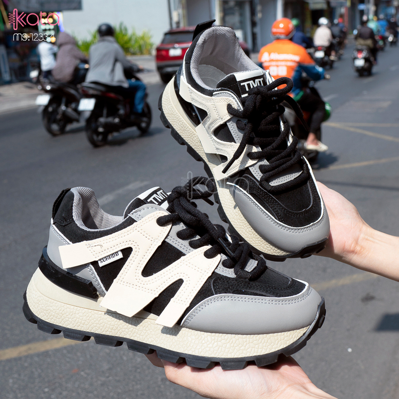 Giày thể thao nữ, giày chạy bộ,dạo phố sinh viên phong cách Hàn Quốc 12332