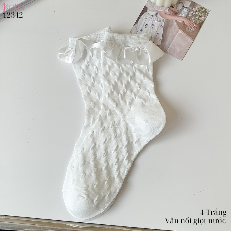 Tất ren giữa bắp chân,tất mùa hè Lolita JK Nhật Bản nữ 12342