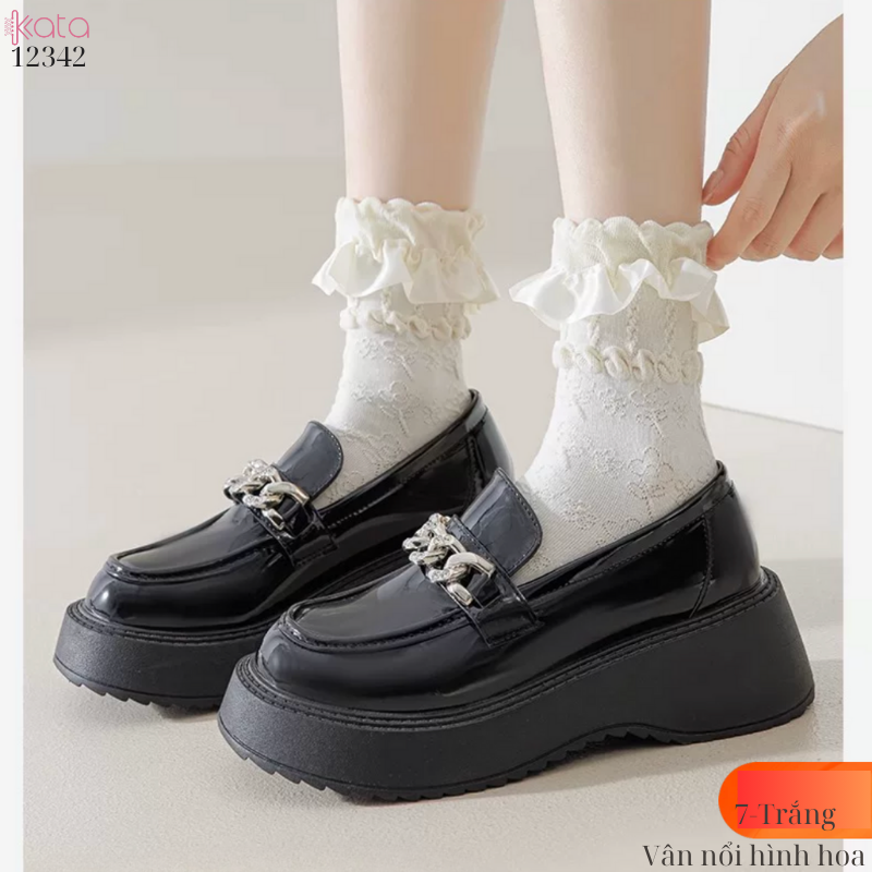 Tất ren giữa bắp chân,tất mùa hè Lolita JK Nhật Bản nữ 12342