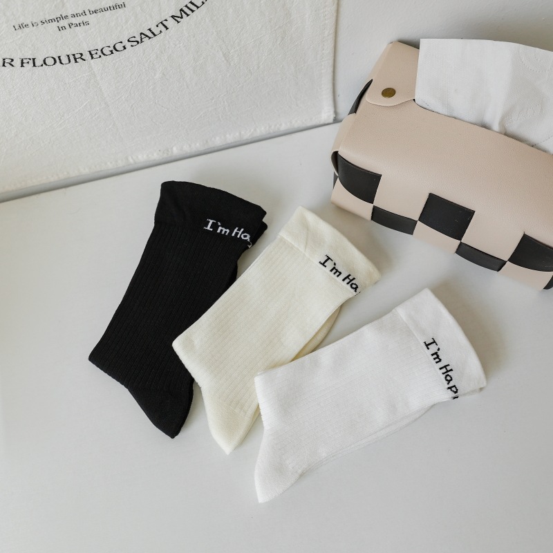 Tất bắp chân, tất 100% cotton nguyên chất  12355