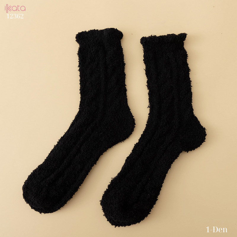 Tất nhung dày mùa đông,tất ngủ ấm áp nhiều màu sắc 12362