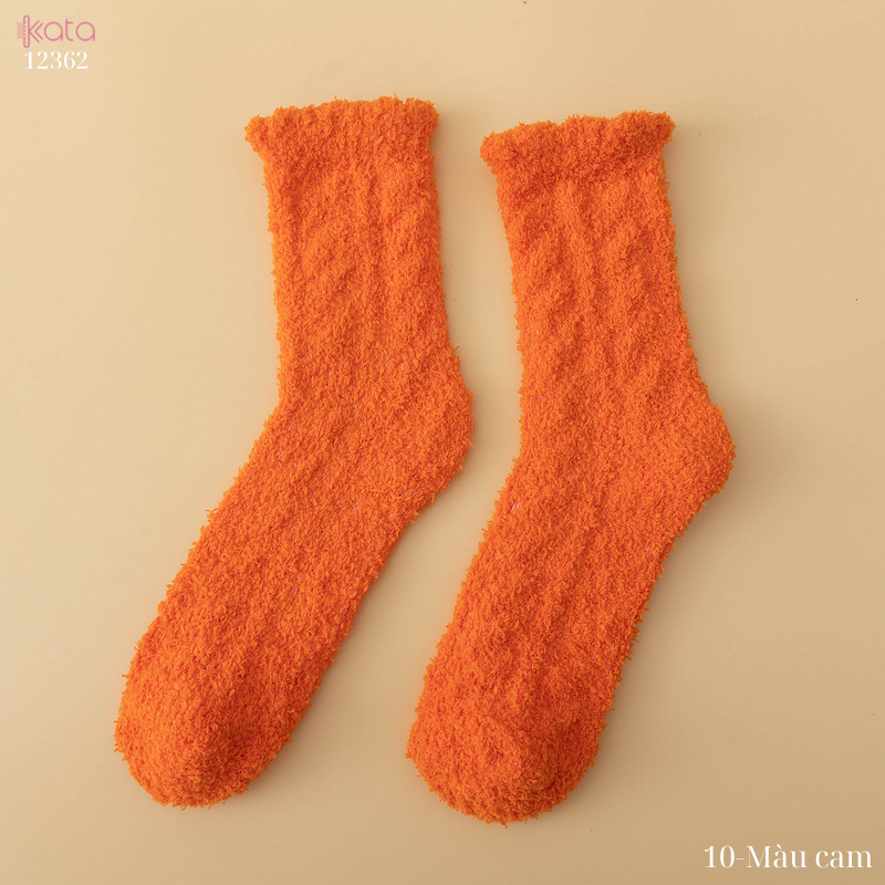 Tất nhung dày mùa đông,tất ngủ ấm áp nhiều màu sắc 12362