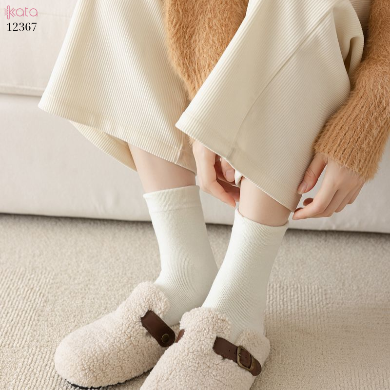 Tất dày thu đông,tất trơn giữa bắp chân 12367