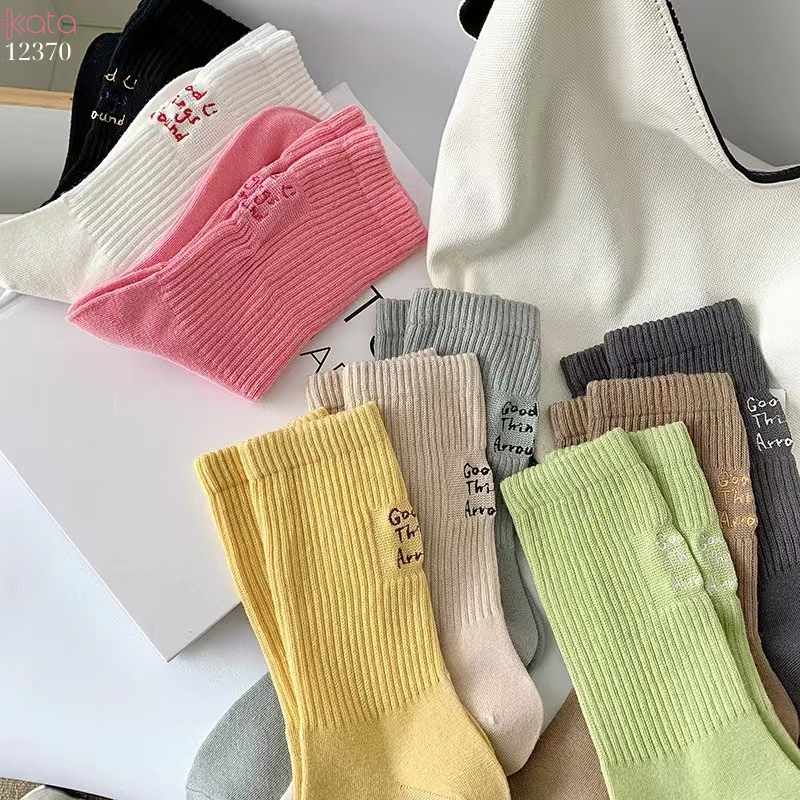 Tất mỏng xuân hè ,tất miệng rộng có thể đi bên ngoài quần ôm 12370