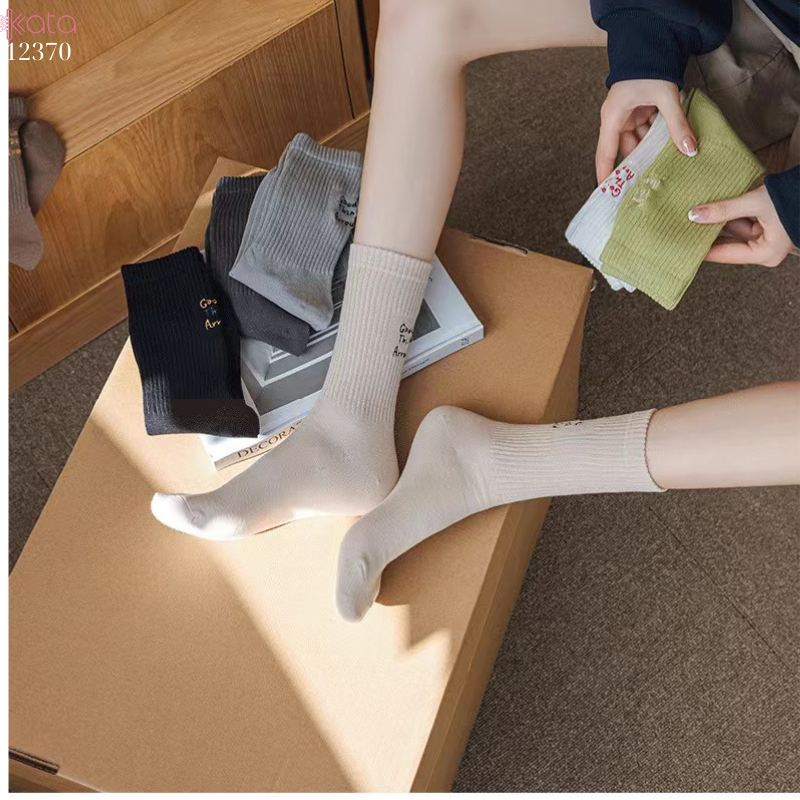 Tất mỏng xuân hè ,tất miệng rộng có thể đi bên ngoài quần ôm 12370