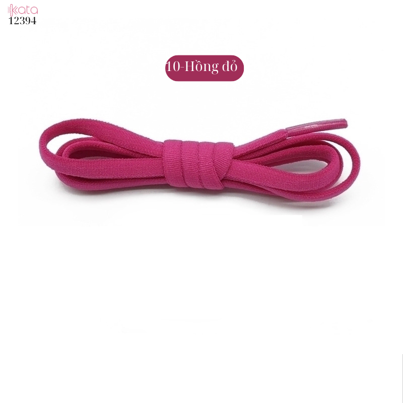 Dây giày bản tròn co giãn nhiều màu sắc Nam Nữ  trẻ em 12394