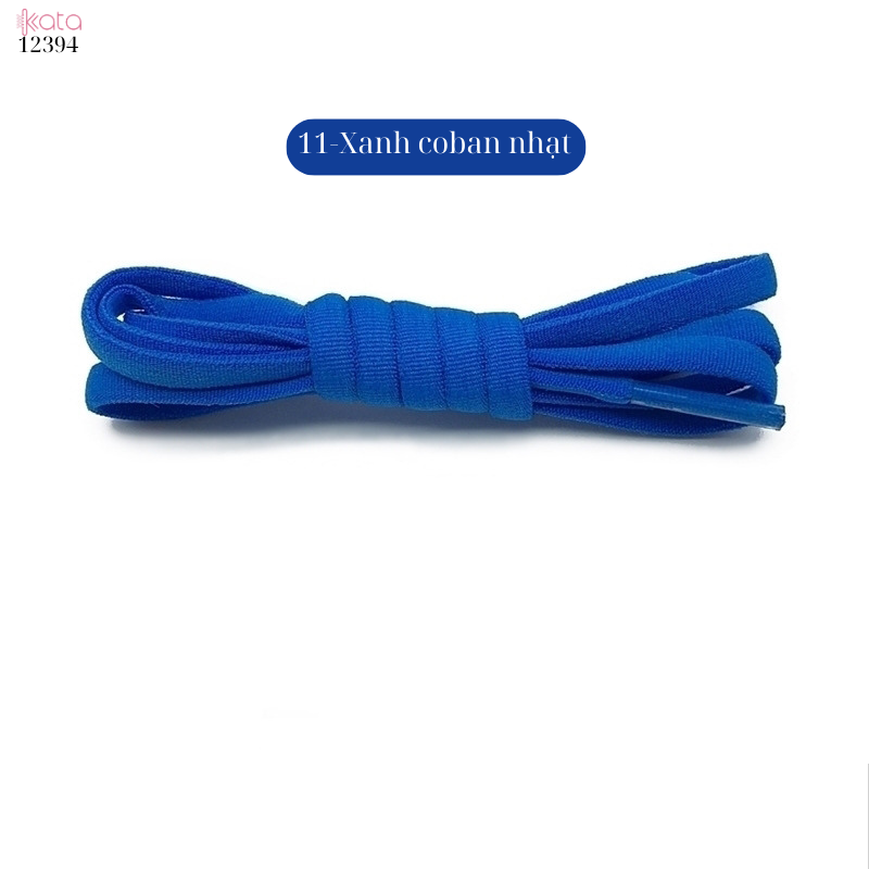 Dây giày bản tròn co giãn nhiều màu sắc Nam Nữ  trẻ em 12394