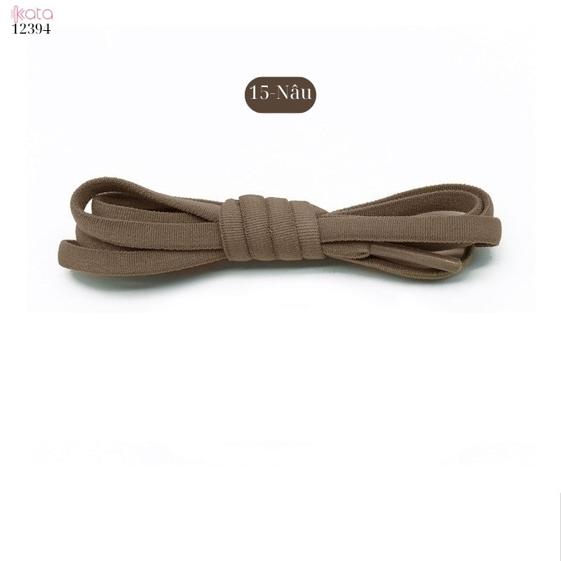 Dây giày bản tròn co giãn nhiều màu sắc Nam Nữ  trẻ em 12394