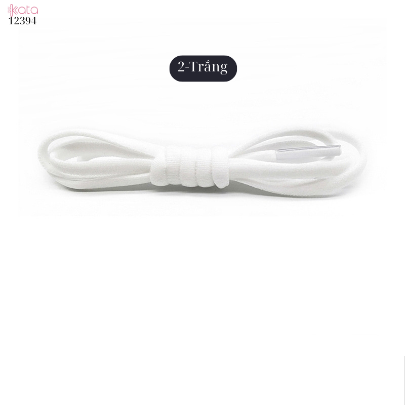 Dây giày bản tròn co giãn nhiều màu sắc Nam Nữ  trẻ em 12394