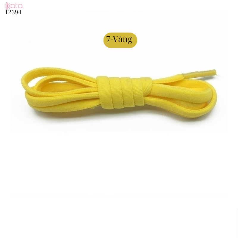 Dây giày bản tròn co giãn nhiều màu sắc Nam Nữ  trẻ em 12394