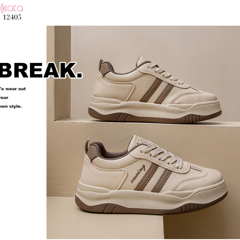 Giày thể thao nữ, giày dạo phố sinh viên phong cách Hàn Quốc 12404