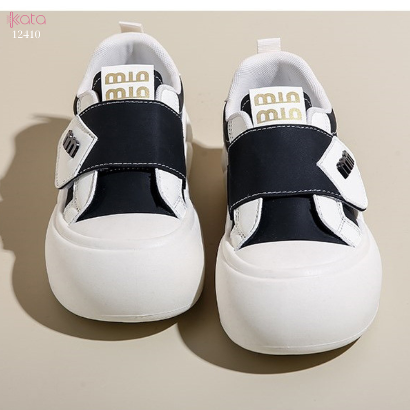 Giày thể thao khóa dán,giày tăng chiều cao phong cách Hàn Quốc 12409