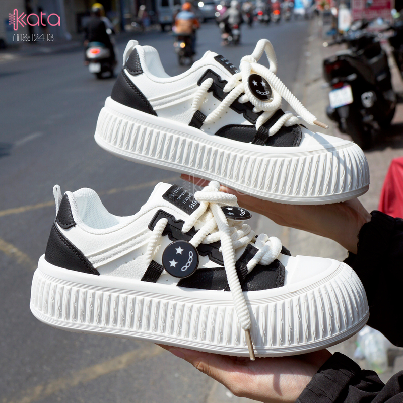 Giày thể thao nữ,giày dạo phố sinh viên phong cách Hàn Quốc 12413