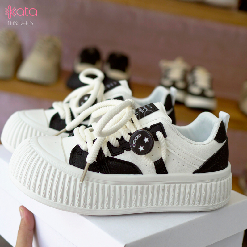 Giày thể thao nữ,giày dạo phố sinh viên phong cách Hàn Quốc 12413