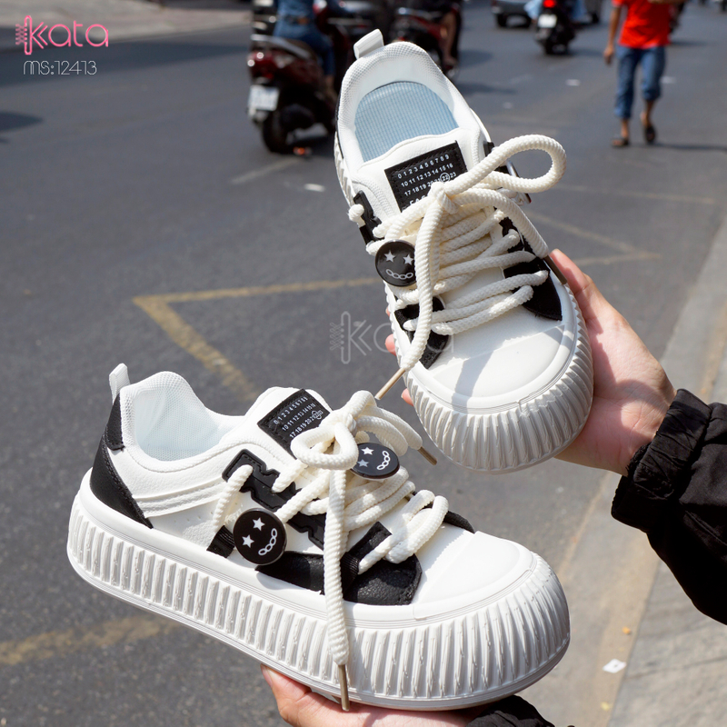 Giày thể thao nữ,giày dạo phố sinh viên phong cách Hàn Quốc 12413