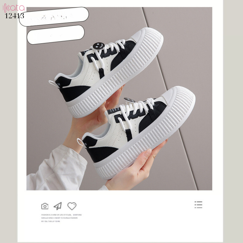 Giày thể thao nữ,giày dạo phố sinh viên phong cách Hàn Quốc 12413