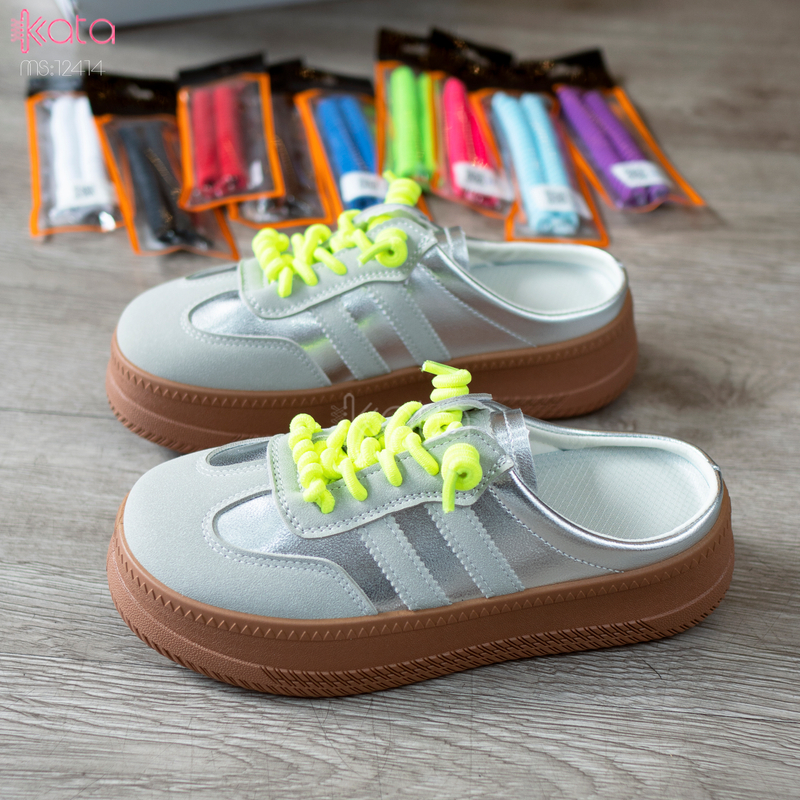 Giày sục hở gót,giày lười mùa hè thoáng khí phong cách Hàn Quốc 12504