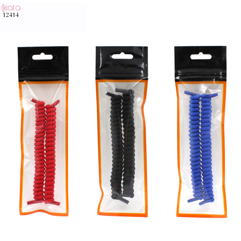 Dây giày lò xo không buộc dây,dây giày thun,dây thể thao dành cho người lười 12414