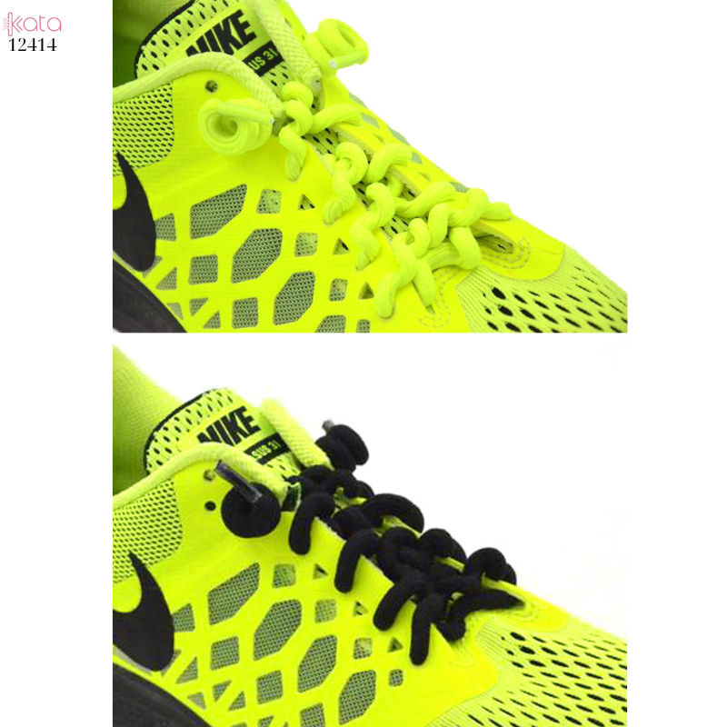 Dây giày lò xo không buộc dây,dây giày thun,dây thể thao dành cho người lười 12414